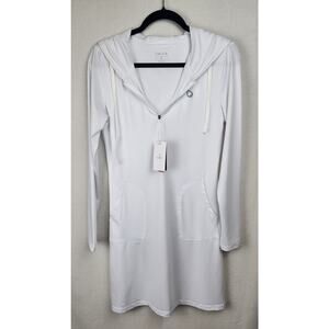 NWT Baleaf Dress Women's S long sleeve beach Hooded UPF 50+, stretch, comfort